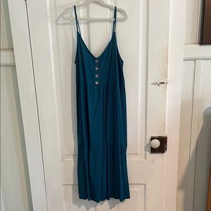 NWT Roxy Teal Blue Dress